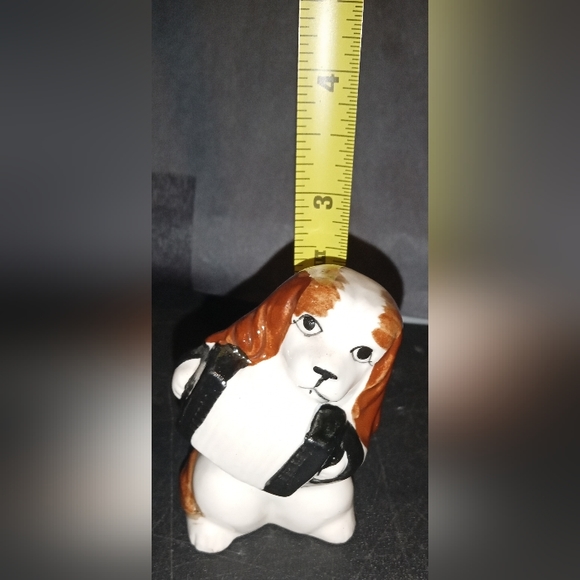 3pc vintage Japanese porcelain dog band figurines - Picture 5 of 5